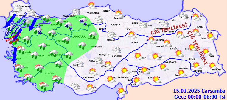 Buzlanma ve çığ tehlikesi